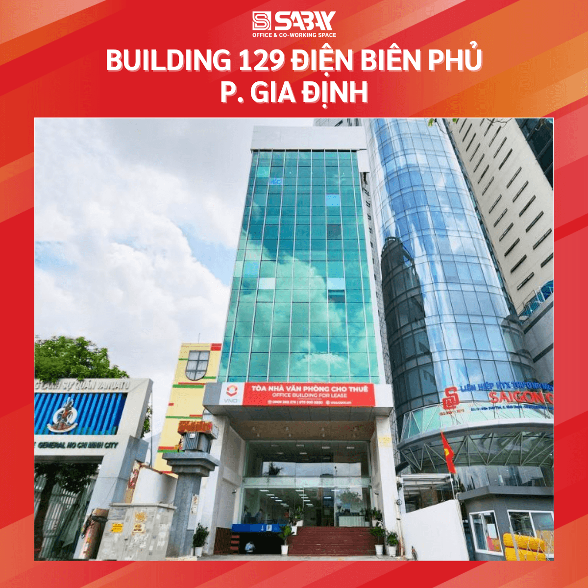 Building 129 Điện Biên Phủ, P. Gia Định – Văn Phòng Cho Thuê Phường Gia Định