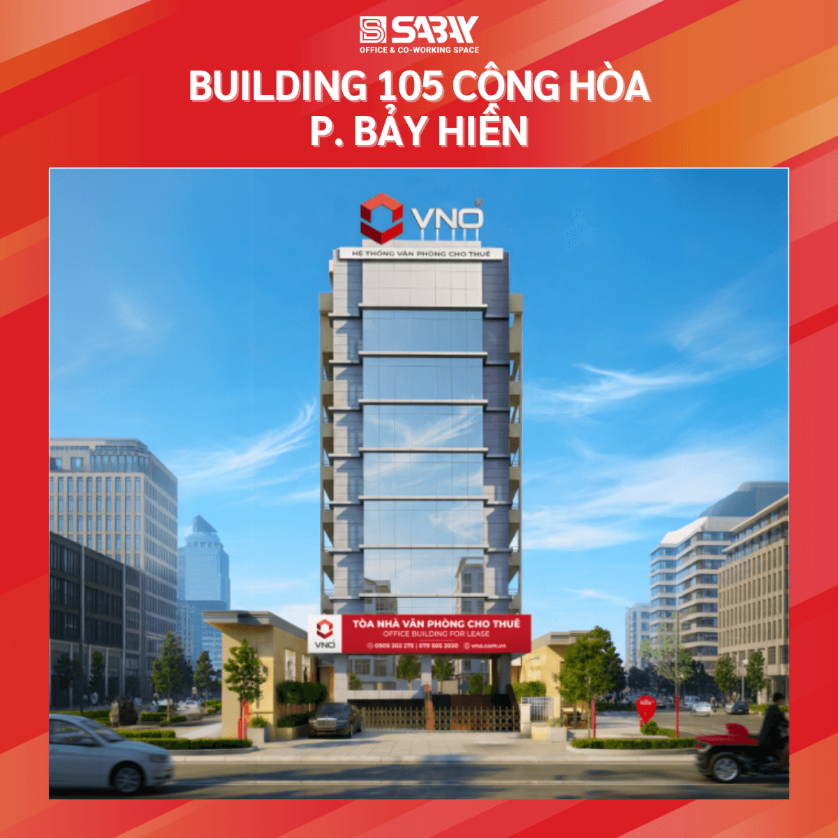 Building 105 Cộng Hòa, P. Bảy Hiền – Văn Phòng Cho Thuê Phường Bảy Hiền